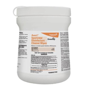Waxie Sanitary Supply Avert Sporicidal Disinfectant Cleaning Wipes