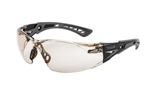 Bollé Safety Glasses Anti-fog, Anti-scratch Clear Black