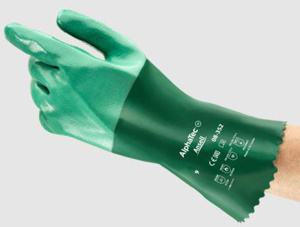 Ansell AlphaTec® Series Work Gloves 9 Green Neoprene