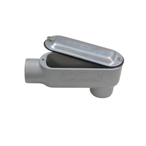 Appleton Emerson Form 85 Type LR <em class="search-results-highlight">Conduit</em> Bodies Aluminum Die Cast 1-1/4 in Cover, Gasket Included