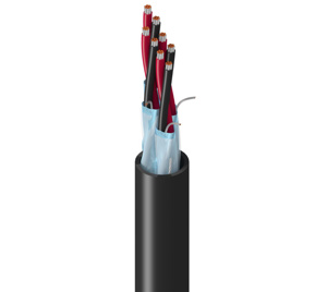 Belden Unshielded Instrumentation Cable 1000 ft Reel 16/1PR Black PVC 7 Strand PVC