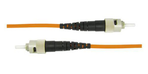 Indoor Riser Fiber Cable Assemblies 15 m ST - ST Duplex MM - OM1 2 Fiber Orange