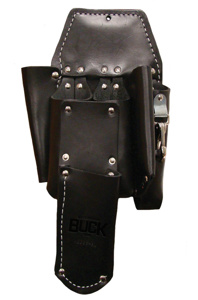 Buckingham Double Back Holsters Leather Black 10-3/4 x 8 in