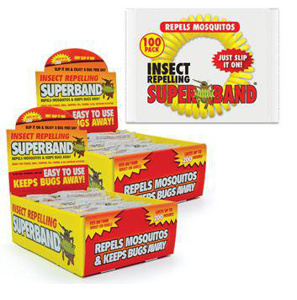 Evergreen Insect Repelling Superbands 50 Per Box