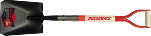 Ames Razorback® Series Tab Socket Square Point Shovels Steel Straight 30 in
