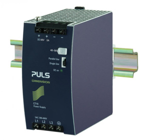 PULS CT10 Series Three Phase Power Supplies 5 A 380 - 480 VAC/48 VDC 240 W
