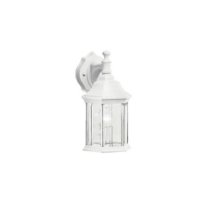 Kichler Rustic Collection Outdoor Wall Lights Clear Beveled Glass 100 W Medium
