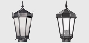 Sternberg 540 Series Lantern HPS Post Top Light Fixtures High Pressure Sodium 70 W