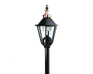 Signify Lumec Hexagonal Lantern L61 Series HPS Post Top Light Fixtures High Pressure Sodium 100 W