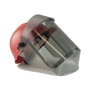Oberon TCG™ Arc Flash Faceshields and Hard Caps Gray Anti-fog, Anti-scratch Polycarbonate