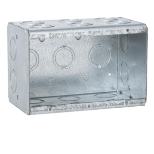 Eaton Crouse-Hinds TP69 Series Steel Masonry Boxes Nongangable 2 Gang 66.50 in³