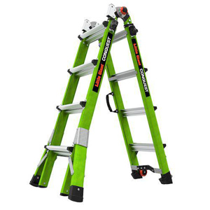 Little Giant Ladder Conquest™ 2.0 Model 17 Extension Ladders 300 lb Fiberglass