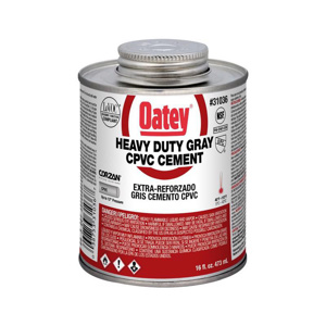 Oatey Low VOC Heavy Duty CPVC Cements 1 pint Can Gray