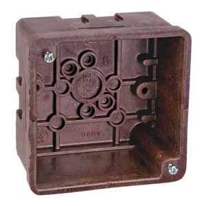 ABB Thomas & Betts Nonmetallic Switch / Outlet Boxes 1 Gang Nails New Work 2-3/8 in