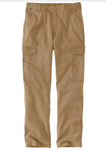 Carhartt FR Rugged Flex® Relaxed Cargo Pants 48 x 30 Khaki Mens