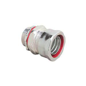 ABB Thomas & Betts LT-100 Series Straight Liquidtight Connectors Non-insulated 1 in Compression x Threaded Steel