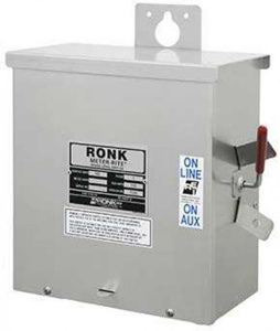 Ronk Electrical 7103 Meter-Rite® Series Non-fused Single Phase Double Throw Disconnects 100 A NEMA 3R 240 VAC