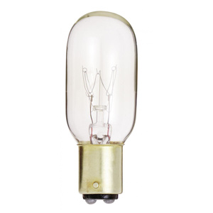 Satco Products T8 Incandescent Lamps 130 V 25 W 190 lm Double Contact Bayonet (BA15d)