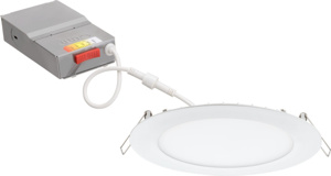 Lithonia Lighting WF4 SWW5 Contractor Select™ Ultra-thin Wafer 4 in Switchable Recessed Downlight Kits LED 4 in TRIAC 10-100%