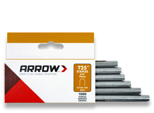 Arrow Fastener T25™ Staples Steel 7/16 in
