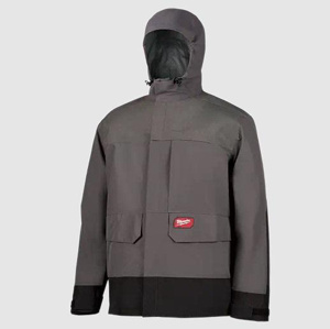 Milwaukee 203RN Series M12™ Heated AXIS™ Jacket Layering Systems with HYDROBREAK™ Rain Shell Gray Large