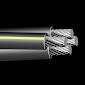 Generic Brand Aluminum XLP Quadplex Underground Distribution Cable 1/0-1/0-1/0-2 AWG Solid Notre Dame 1000 ft Reel