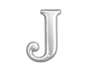 Premax Roman Typeface Embossed Aluminum Letters and Numbers J Aluminum