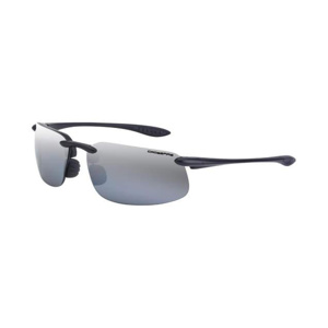 Radians Crossfire ES4 Premium Safety Glasses Scratch-resistant Silver Mirror Black