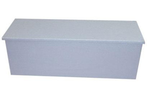 Qube NEMA 3R / 4X Screw Cover Wiring Troughs 6 x 6 x 60 in Without Knockouts
