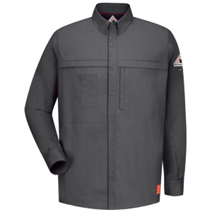 Workwear Outfitters Bulwark FR iQ Series® Button Work Shirts 3XL Charcoal Mens