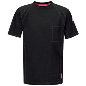 Workwear Outfitters Bulwark FR iQ Series® T-shirts 3XL Tall Black Mens