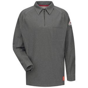 Kits - Workwear Outfitters Bulwark FR iQ Series® Lightweight Polos - BHI <em class="search-results-highlight">Logo</em> 2XL Charcoal Womens
