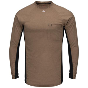 Workwear Outfitters Bulwark EXCEL FR® Slim Fit Baselayers Large Tall Khaki Mens