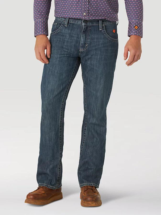 Wrangler | Wrangler FR 20X® NO. 42 Vintage Bootcut Work Jeans Mens Denim  (Odessa) Cotton Denim, Modacrylic, Elastane 28 x 34 | Border States