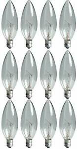 Current Lighting B10 Incandscent Lamps 130 V 40 W 370 lm Candelabra (E12)