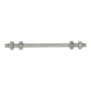 Allied Bolt Steel Double Arming Bolts 3/4 in 30 in 20050 lbf Hot-dip Galvanized