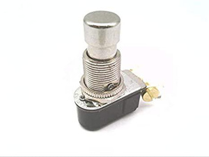 Selecta Products SS Maintained Push Buttons Brass, Nickel Silver