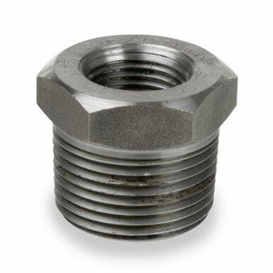 Forged Carbon Steel Hex Head Bushings 1 x 1/2 in 3000 lb MPT X FPT Domestic