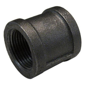 Black Malleable Iron Couplings 1 in 150 lb Domestic