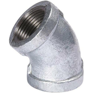 Galvanized Malleable Iron 45 Degree Elbows 3/4 in Import