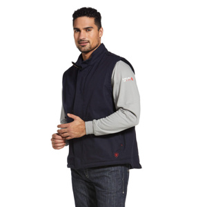 Ariat FR Workhorse Insulated Lightweight Vests Large Navy Mens