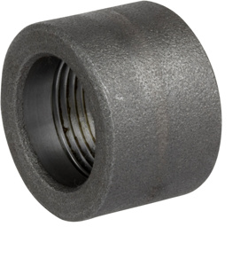 Forged Carbon Steel Half Couplings 3/4 in 3000 lb Threaded Domestic