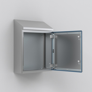 Wall mounted HD, 552x390x210, 1-door, with MP, stainless 304, IP66, IP69K