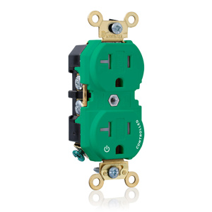 5362-1PN 20A HALF CONTR DPLX GRN