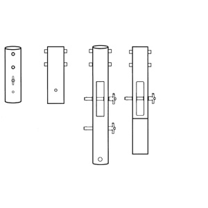 Hubbell Power Jib Sleeve Adapters