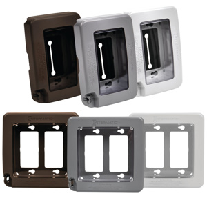 Intermatic Weatherproof While-in-Use Box Covers Universal 1 Gang Gray