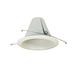 Nora Lighting NTM-713 Series 6 in Trims White Baffle - White Baffle White