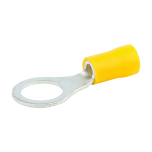 NSI Industries R Series Insulated Ring Terminals 12 - 10 AWG 3/8 in Yellow