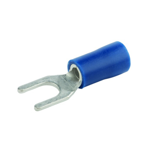 NSI Industries Insulated Fork Terminals 16 - 14 AWG Vinyl Blue