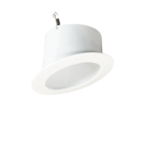 Nora Lighting NTP-614 Series 6 in Trims White Baffle - White Baffle White